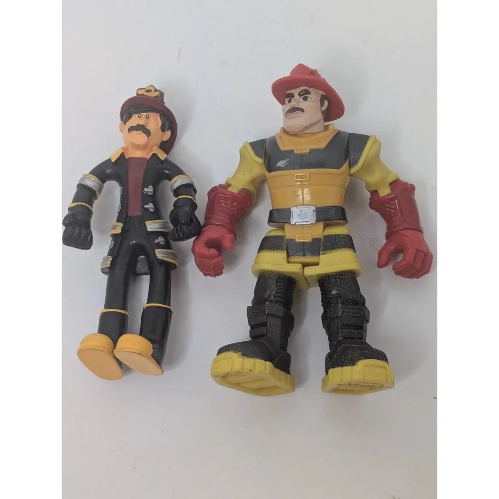 Fisher Price Rescue Heroes Firefighter Figures Lot Billy Blazes 6